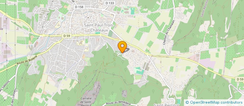 localisation de l'entreprise AMESA  SAINT-PAUL-TROIS-CHATEAUX