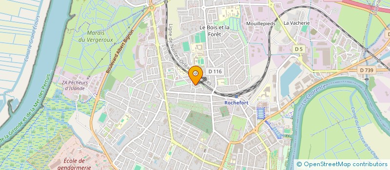 localisation de l'entreprise AMESCENCE  ROCHEFORT