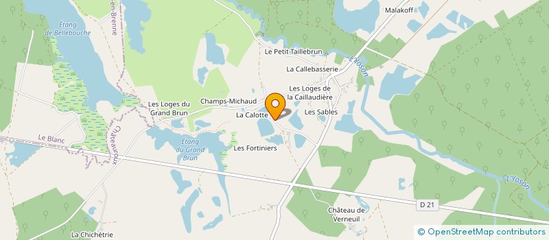 localisation de l'entreprise AMESOU à VENDŒUVRES