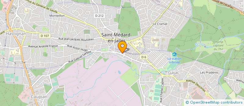 localisation de l'entreprise AMESPACE à LE HAILLAN