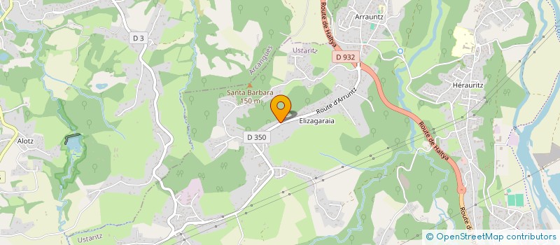 localisation de l'entreprise AMESTOY DEPANNAGE  USTARITZ