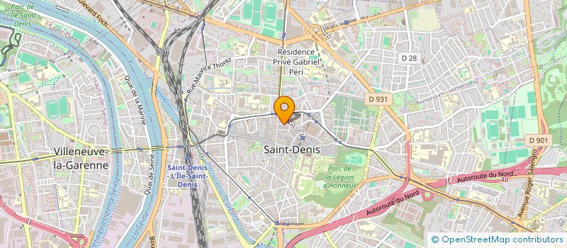 localisation de l'entreprise AMET SARL à SAINT-DENIS