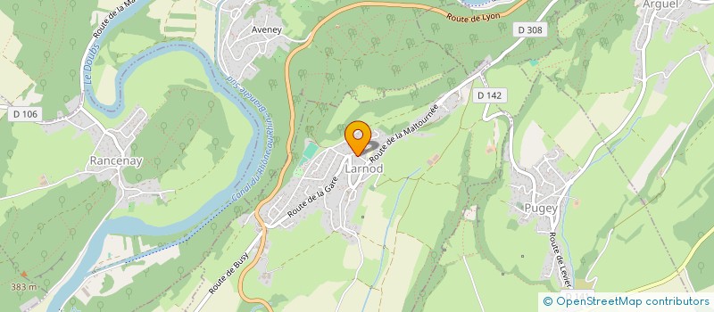 localisation de l'entreprise AMETAUX  LARNOD