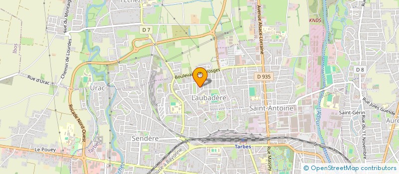 localisation de l'entreprise AMETCHA  TARBES