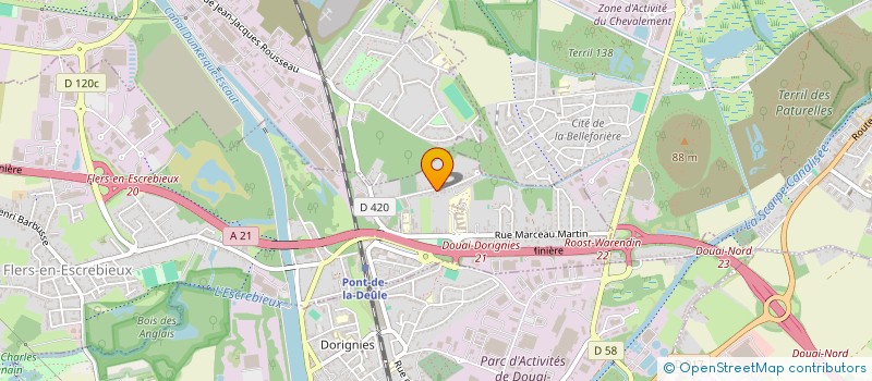 localisation de l'entreprise AMETDAN  FLERS-EN-ESCREBIEUX