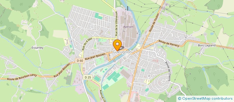 localisation de l'entreprise AMETHYSTE  GUEUGNON