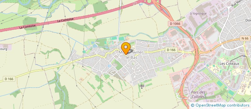 localisation de l'entreprise AMETHYSTE à MORSCHWILLER-LE-BAS