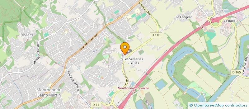 localisation de l'entreprise AMETHYSTE  SAINT-ISMIER