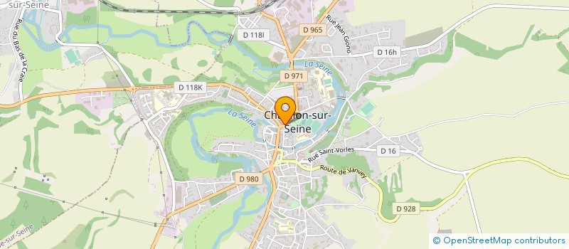 localisation de l'entreprise AMETHYSTE à CHATILLON-SUR-SEINE
