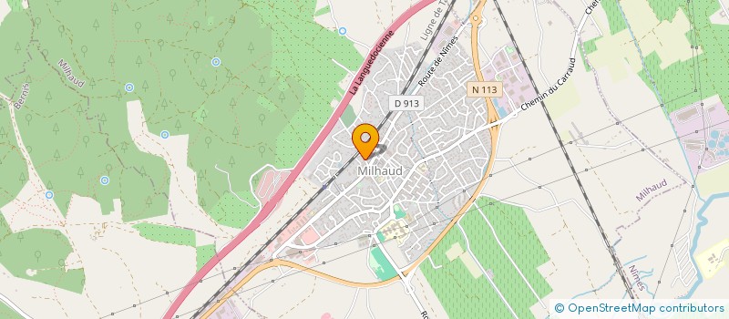 localisation de l'entreprise AMETHYSTE  MILHAUD