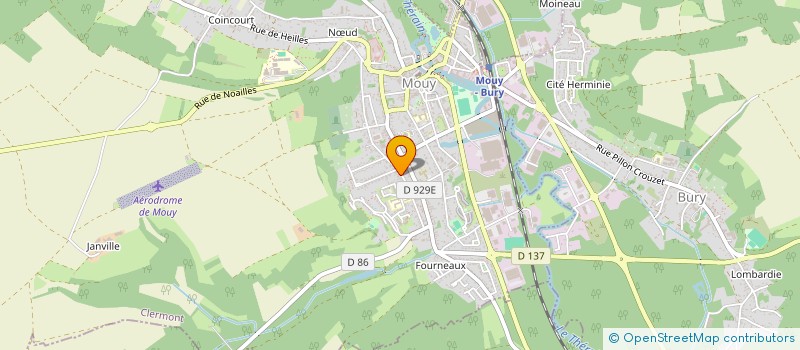 localisation de l'entreprise AMETHYSTE à MOUY