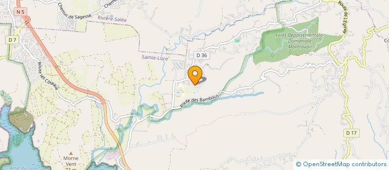 localisation de l'entreprise AMETHYSTE  SAINTE-LUCE