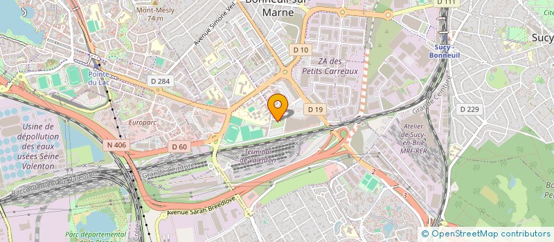 localisation de l'entreprise AMETHYSTE AMBULANCES  BONNEUIL-SUR-MARNE