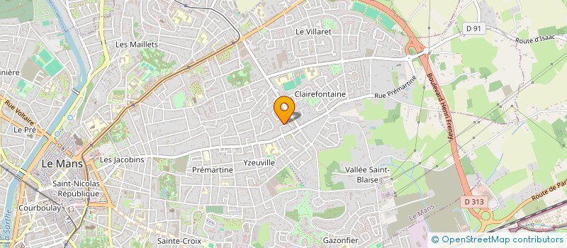 localisation de l'entreprise AMETHYSTE SOPHROLOGIE SOLIDAIRE à LE MANS