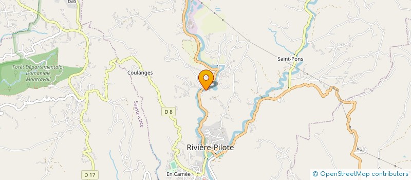 localisation de l'entreprise AMETHYSTE TRANSPORTS à RIVIERE PILOTE