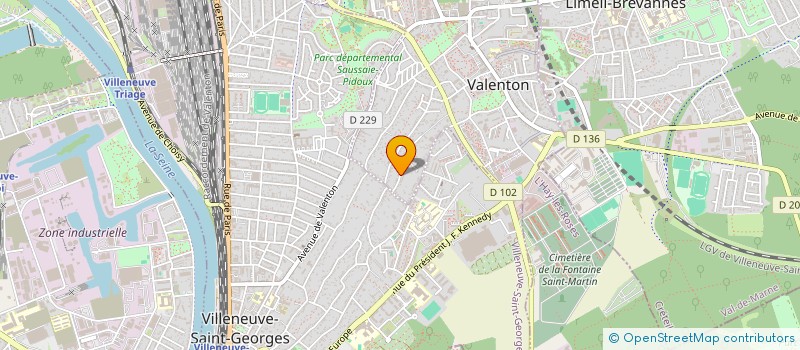 localisation de l'entreprise AMETI à VALENTON