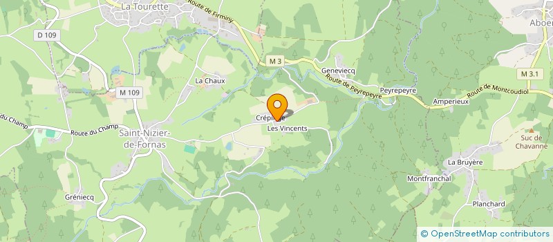 localisation de l'entreprise AMETIM  SAINT-NIZIER-DE-FORNAS