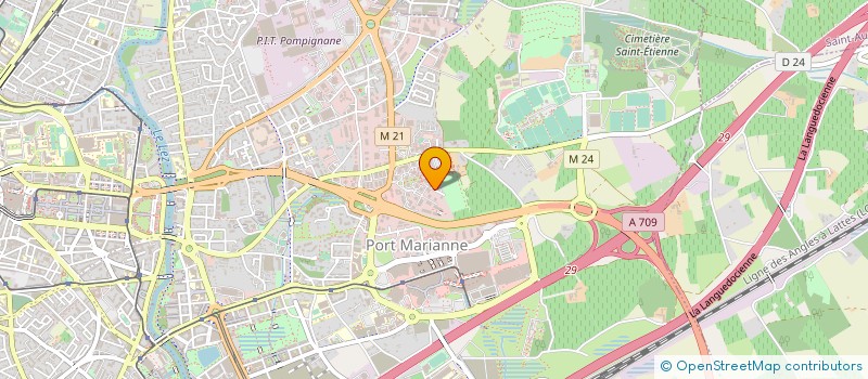 localisation de l'entreprise AMETIS à MONTPELLIER