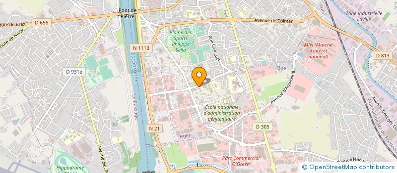 localisation de l'entreprise AMETIS à AGEN