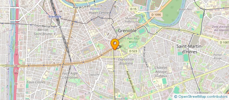 localisation de l'entreprise AMETO  GRENOBLE