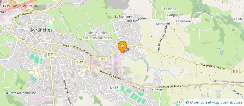 localisation de l'entreprise AMETO  SAINT-SENIER-SOUS-AVRANCHES