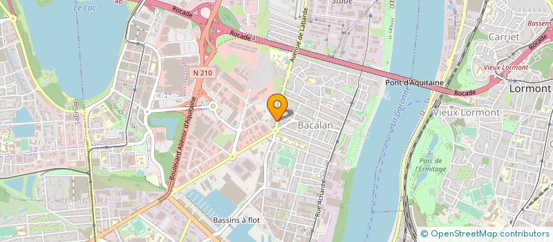 localisation de l'entreprise AMETS à BORDEAUX