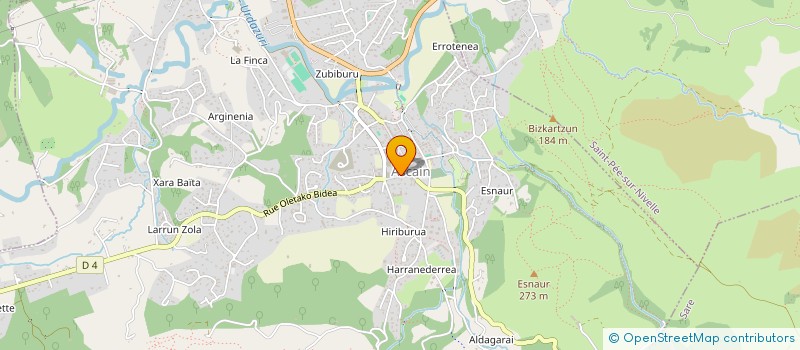 localisation de l'entreprise AMETS YOSEIKAN AZKAINE  ASCAIN