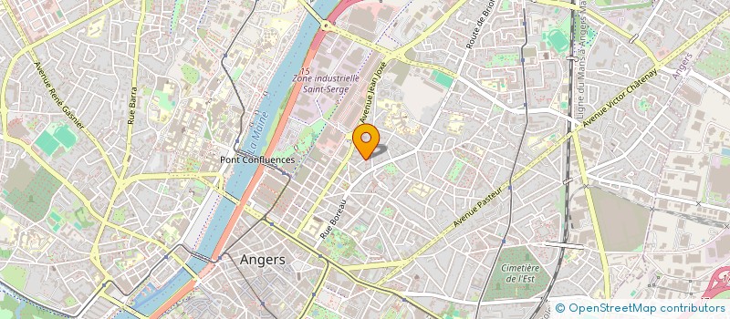 localisation de l'entreprise AMETSA à ANGERS