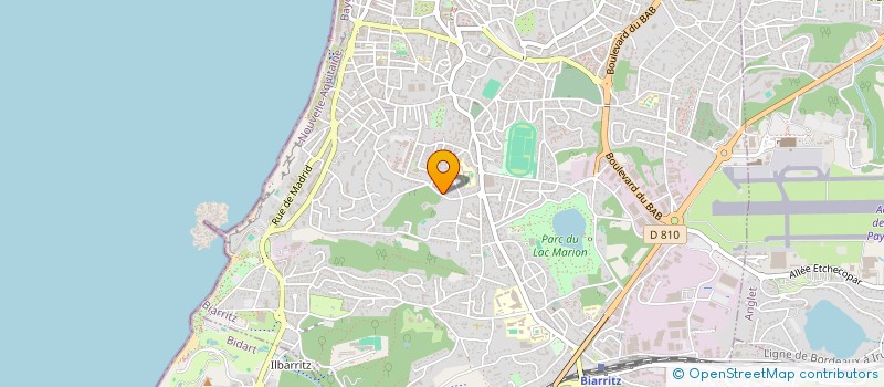 localisation de l'entreprise AMETSA à BIARRITZ