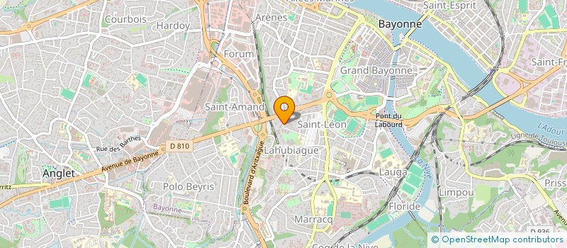 localisation de l'entreprise AMETXEA à BAYONNE