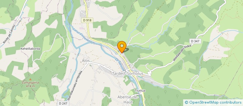 localisation de l'entreprise AMETXECO IMMO  TARDETS-SORHOLUS