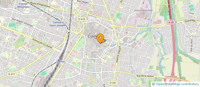 localisation de l'entreprise AMETY  COLMAR