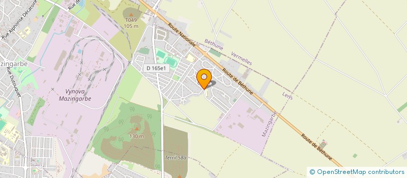 localisation de l'entreprise AMEUBLEMENT ECO-CONCEPT  MAZINGARBE