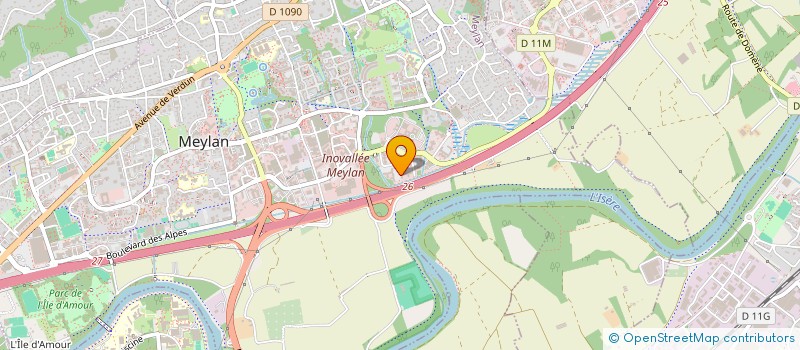 localisation de l'entreprise AMEUBLEMENT ET SIEGES ACTUELS  MEYLAN