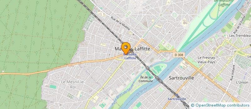 localisation de l'entreprise AMEUBLEMENT R J B  MAISONS-LAFFITTE