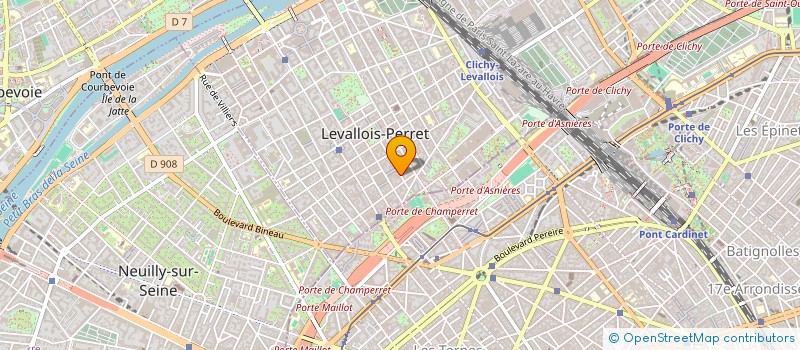 localisation de l'entreprise AMEUBLEMENT VOTRE à LEVALLOIS-PERRET