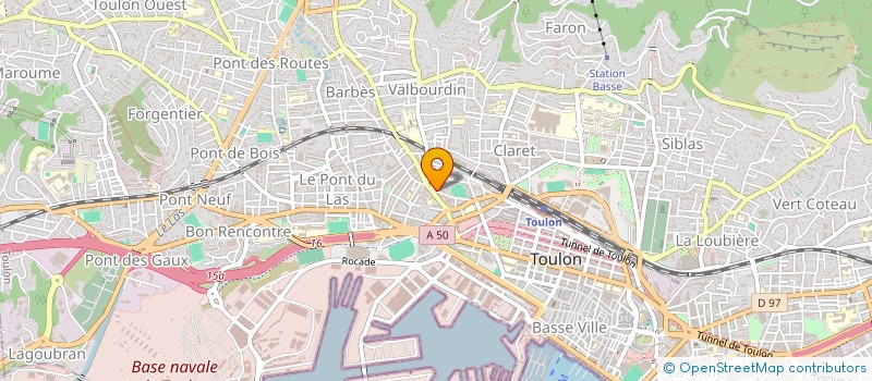 localisation de l'entreprise AMEUR CONSULTING à TOULON