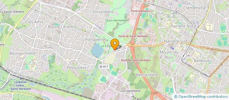 localisation de l'entreprise AMEVAL  SAINT-HERBLAIN