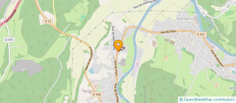 localisation de l'entreprise AMEVET ET CIE  MATHAY