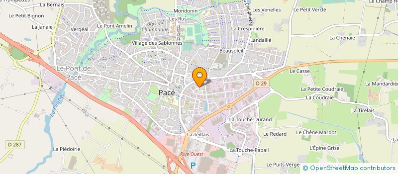 localisation de l'entreprise AMEVIA TP  PACE