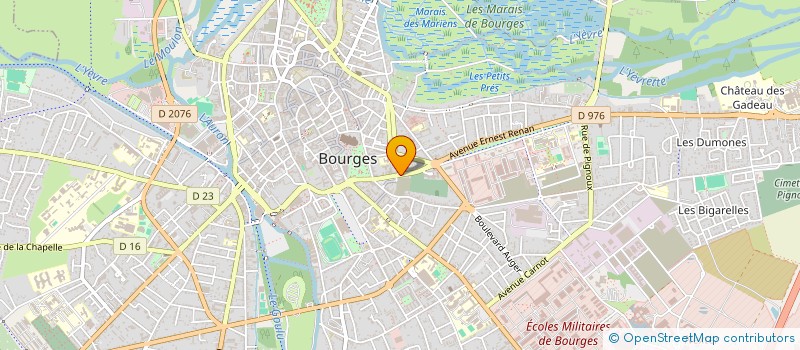 localisation de l'entreprise AMEX PROPRETE ET SERVICES à BOURGES