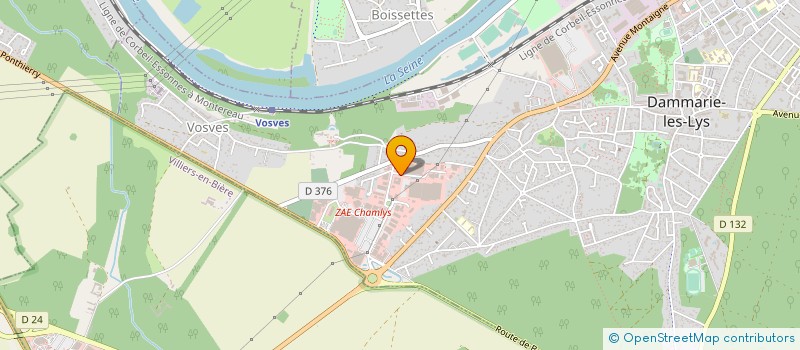 localisation de l'entreprise AMEX RAVALEMENT à DAMMARIE-LES-LYS