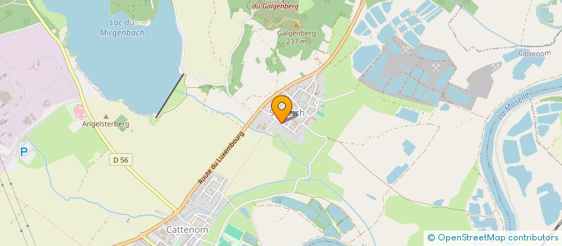 localisation de l'entreprise AMEXA  CATTENOM