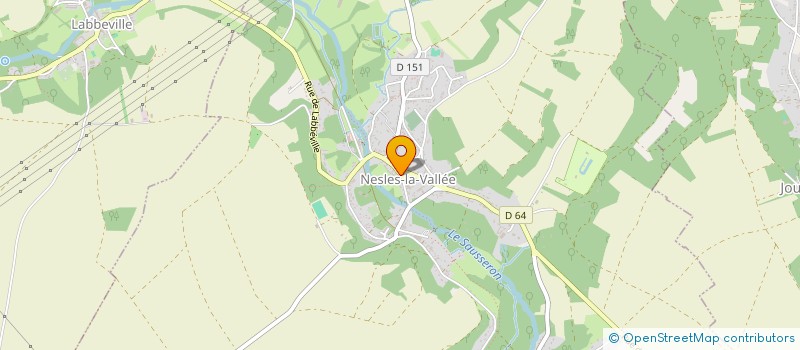 localisation de l'entreprise AMEXE à NESLES-LA-VALLEE