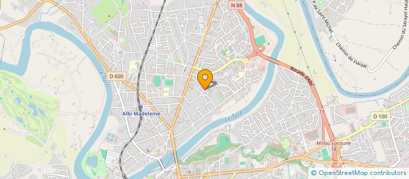 localisation de l'entreprise AMEXPERT à ALBI