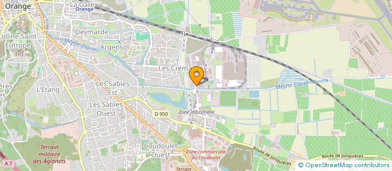 localisation de l'entreprise AMEXT DISTRIBUTION  ORANGE