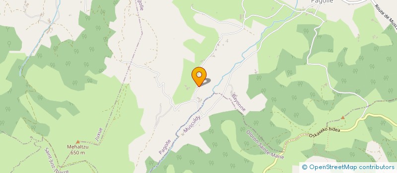 localisation de l'entreprise AMEZTEIA  PAGOLLE