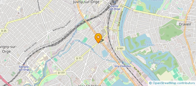 localisation de l'entreprise AMF à VIRY-CHATILLON
