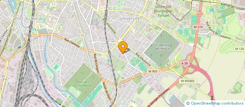 localisation de l'entreprise AMF à DIJON
