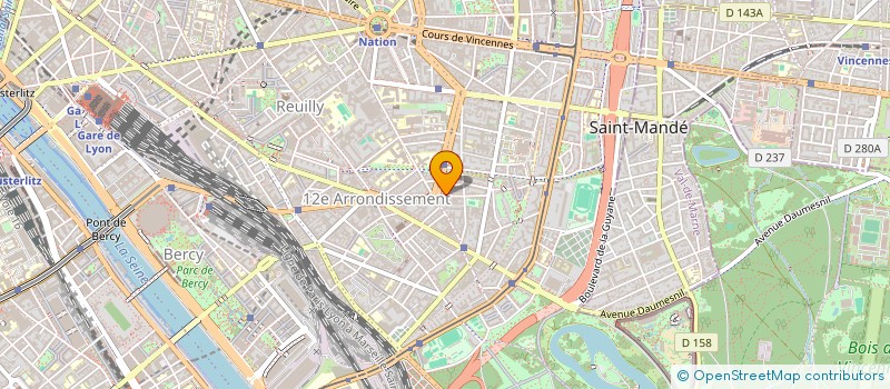 localisation de l'entreprise AMF  PARIS